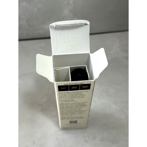 New Style Edit Root Cover Up Cream to Powder Stick Dark Brown 3.1 g - Picture 5 of 5